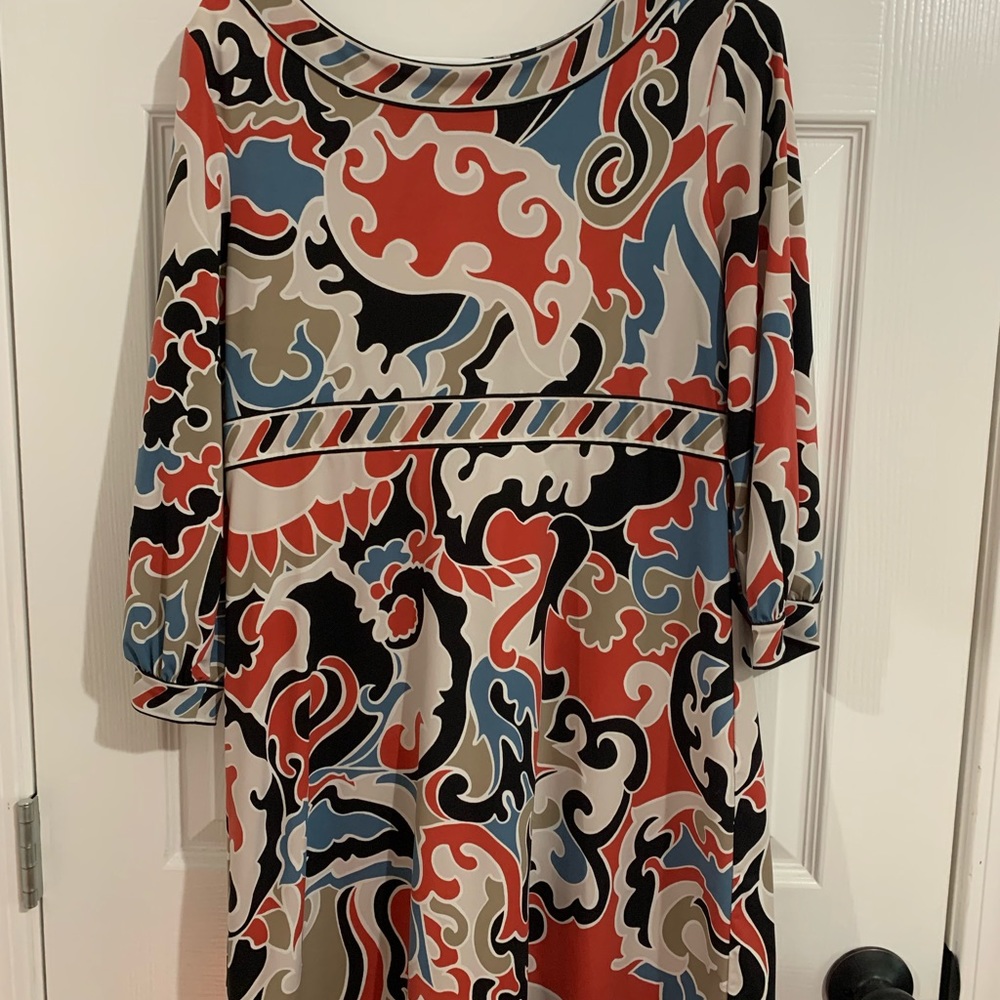 Nice comfy dress just above the knees